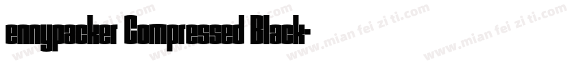 ennypacker Compressed Black字体转换
